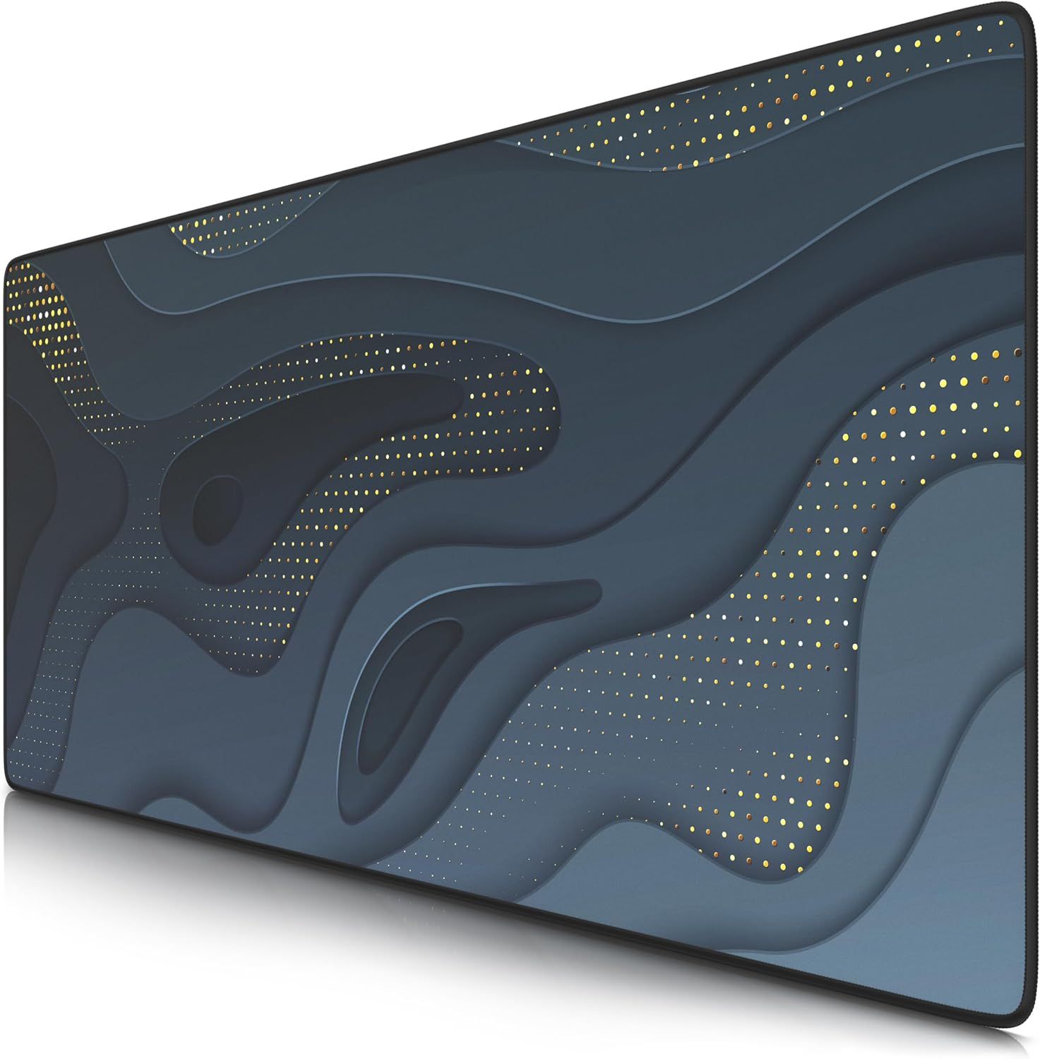 XXL Gaming Mouse Pad 900x400mm, Gaming Desk Mat, Large Fabric Mousepad with Anti-Slip Base for Roccat Razer Logitech Keyboards
