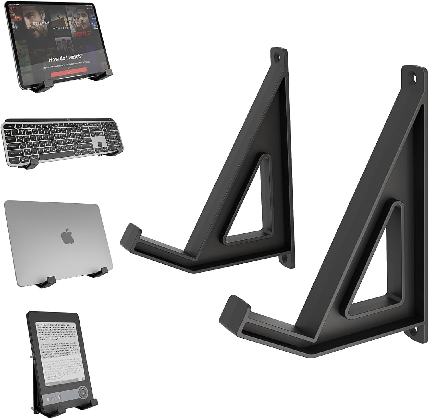 Universal Wall Mount for Tablets, Laptops, Keyboards, and E-readers
