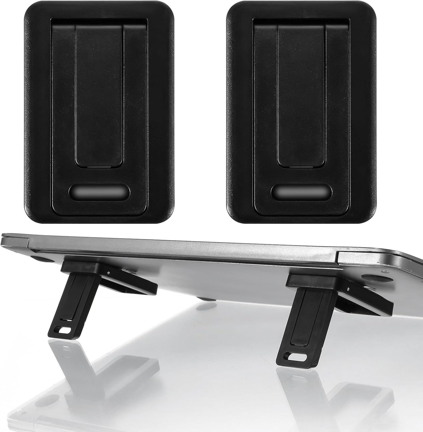 VUDSHGSYD Black Keyboard Stand Set - Foldable, Ergonomic Laptop Support