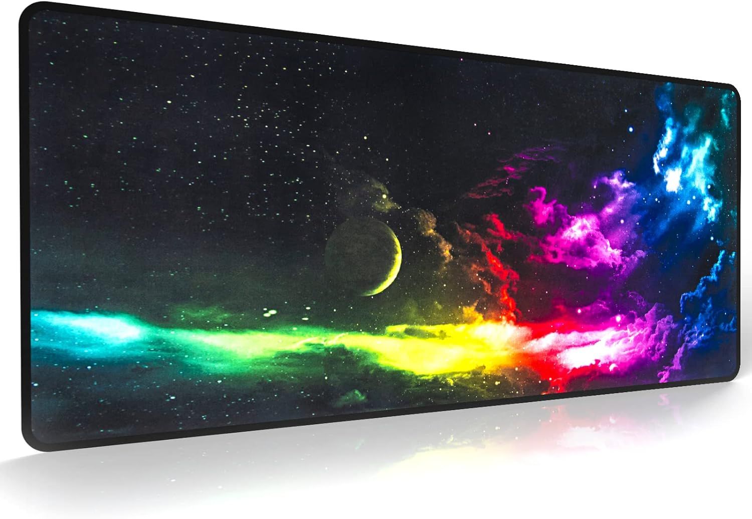 VUDSHGSYD Gaming Mouse Pad, 800x300x3mm with Seamed Edges, Natural Rubber Base, Washable Keyboard Mat, Desk Pad for Gamers