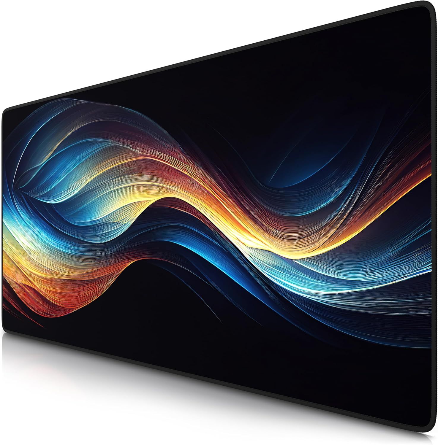 Gaming XXL Mouse Pad 900x400mm, Mouse Pad Mat, Large Desk Gamer Fabric, Anti-Slip Base, High Precision and Speed, for Roccat Razer Logitech Mice