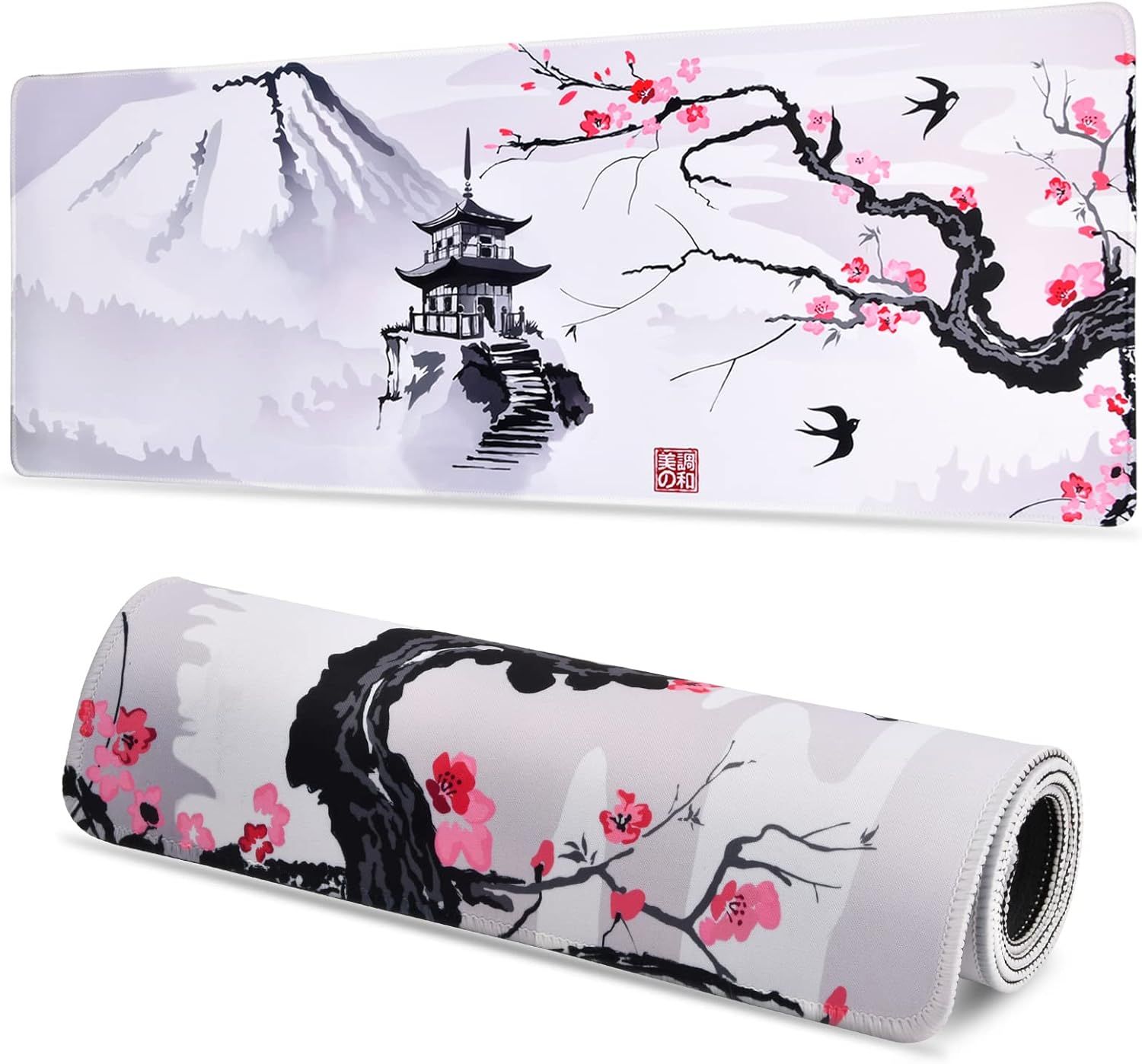 VUDSHGSYD XL Gaming Mouse Pad - Large, 800x300x3mm Rubber Mouse Mat