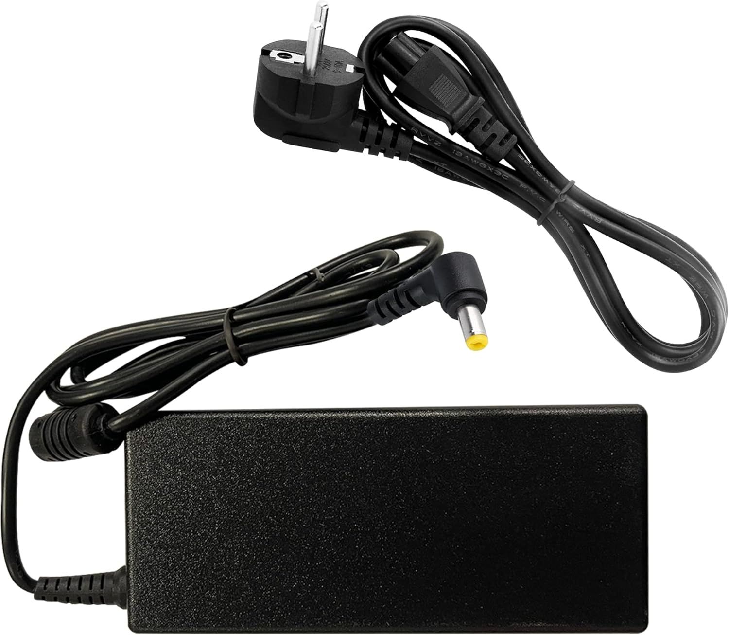 VSDNGUYSD 65W 19V 3.42A Power Supply for Laptop AC 100-240V 50/60Hz, Charger compatible Acer, ASUS, Toshiba, Lenovo, Dell, Medion (5.5-1.7mm) Pluggable Power Block