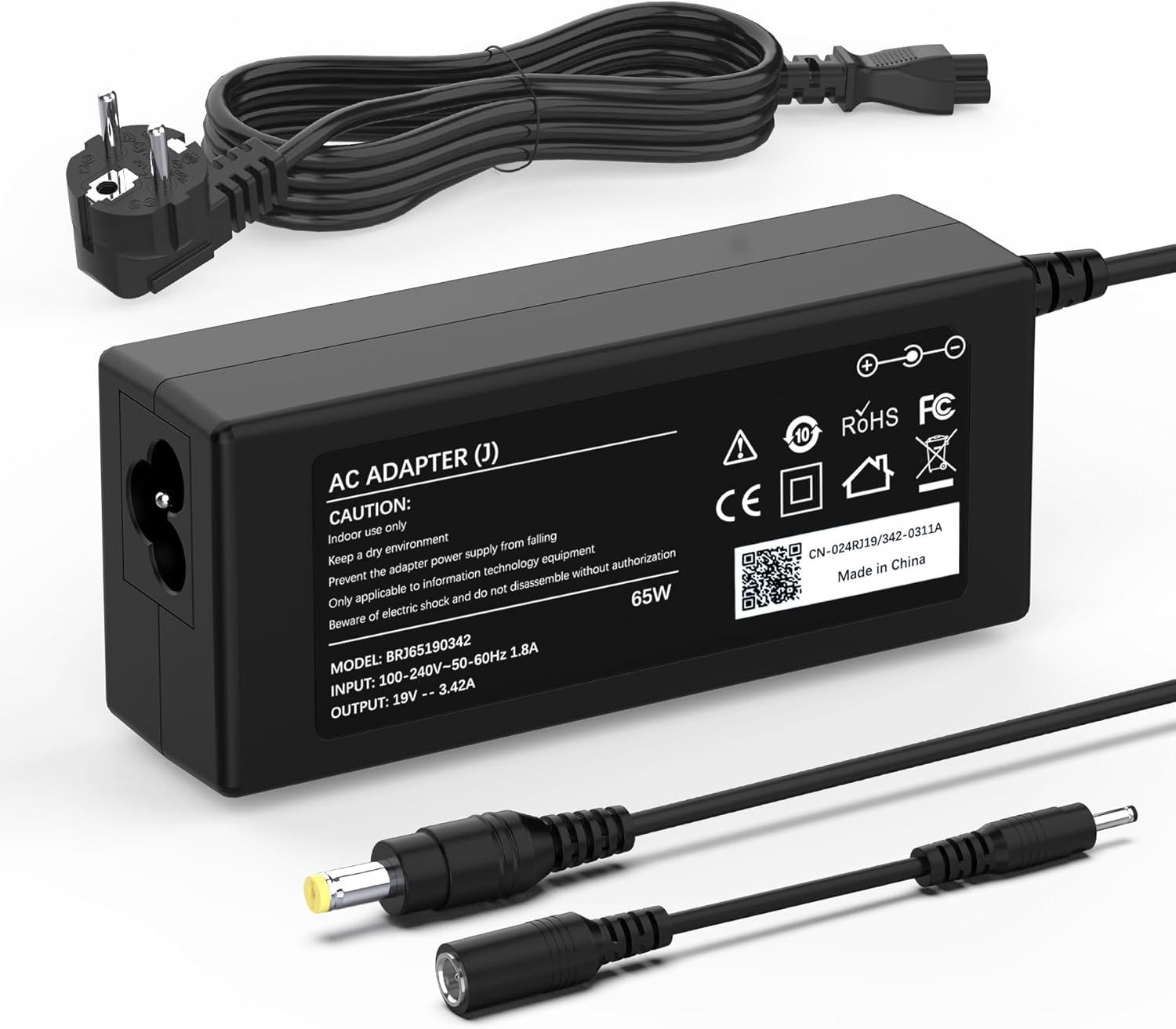 65W Laptop Charger for Acer Aspire 3 5 Series and More (Compatible Models Listed)