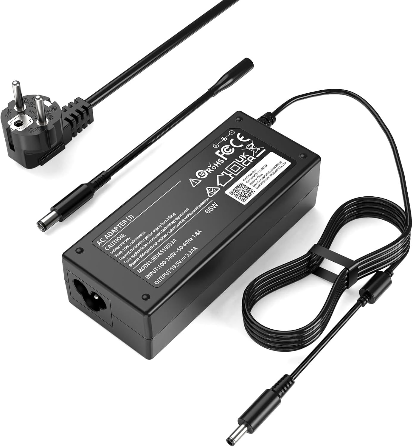 65W Portable Laptop Charger Compatible with Dell Inspiron & Latitude Series