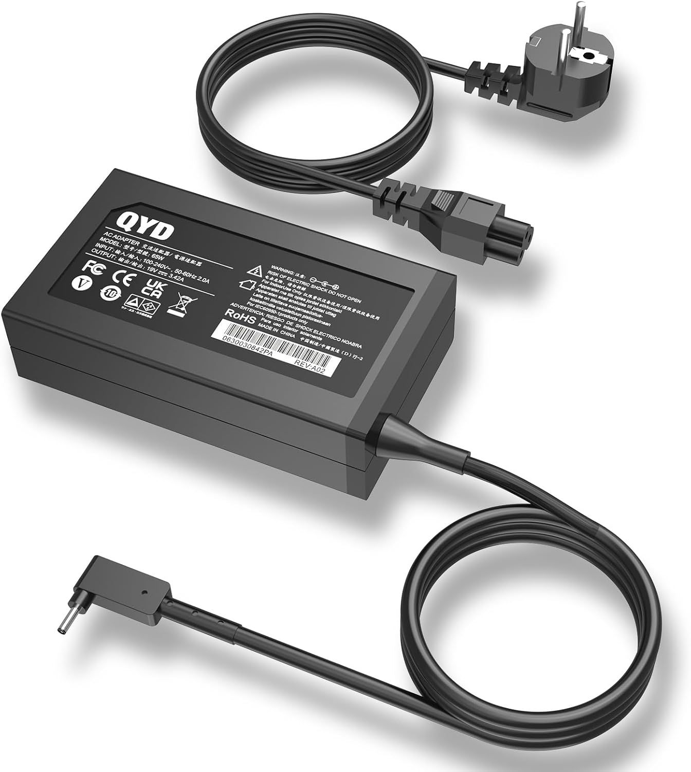 65W Charger for Acer Aspire 1, 3, 5 Series Laptops (Multiple Models)