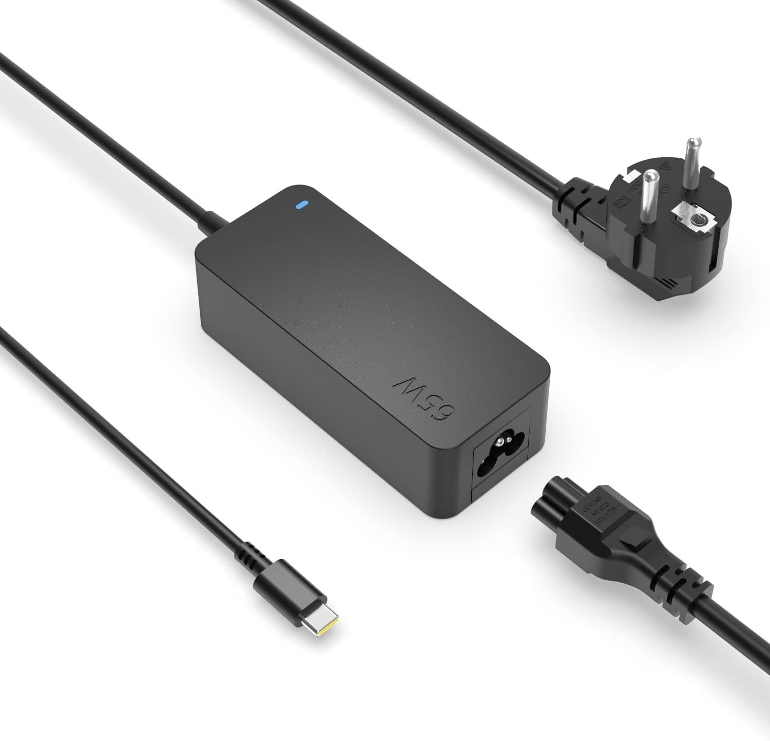 65W Charger for HP Probook 440/445, Elitebook 640/645/835/840/845/860/865/1040 G11, Elite x360 1040 G11 Type-C Laptop Adapter
