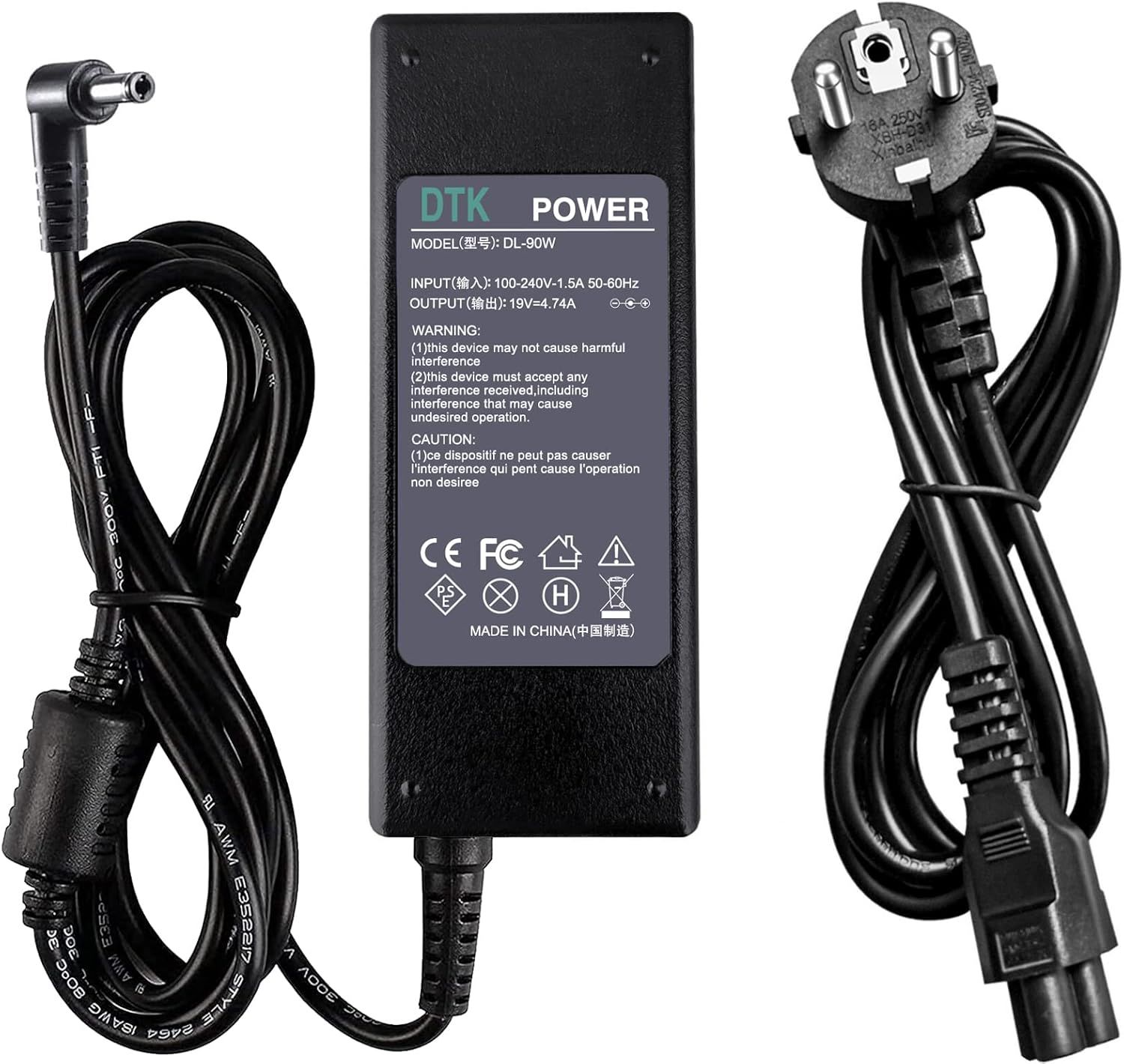 VSDNGUYSD 19V 4.74A 90W Laptop Power Adapter