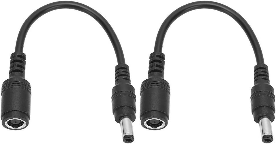 VSDNGUYSD 2-Piece Power Adapter Converter, 7.4x5.0mm Female to 5.5x2.5mm Male for Laptop, Quick Charge Adapter for Laptop