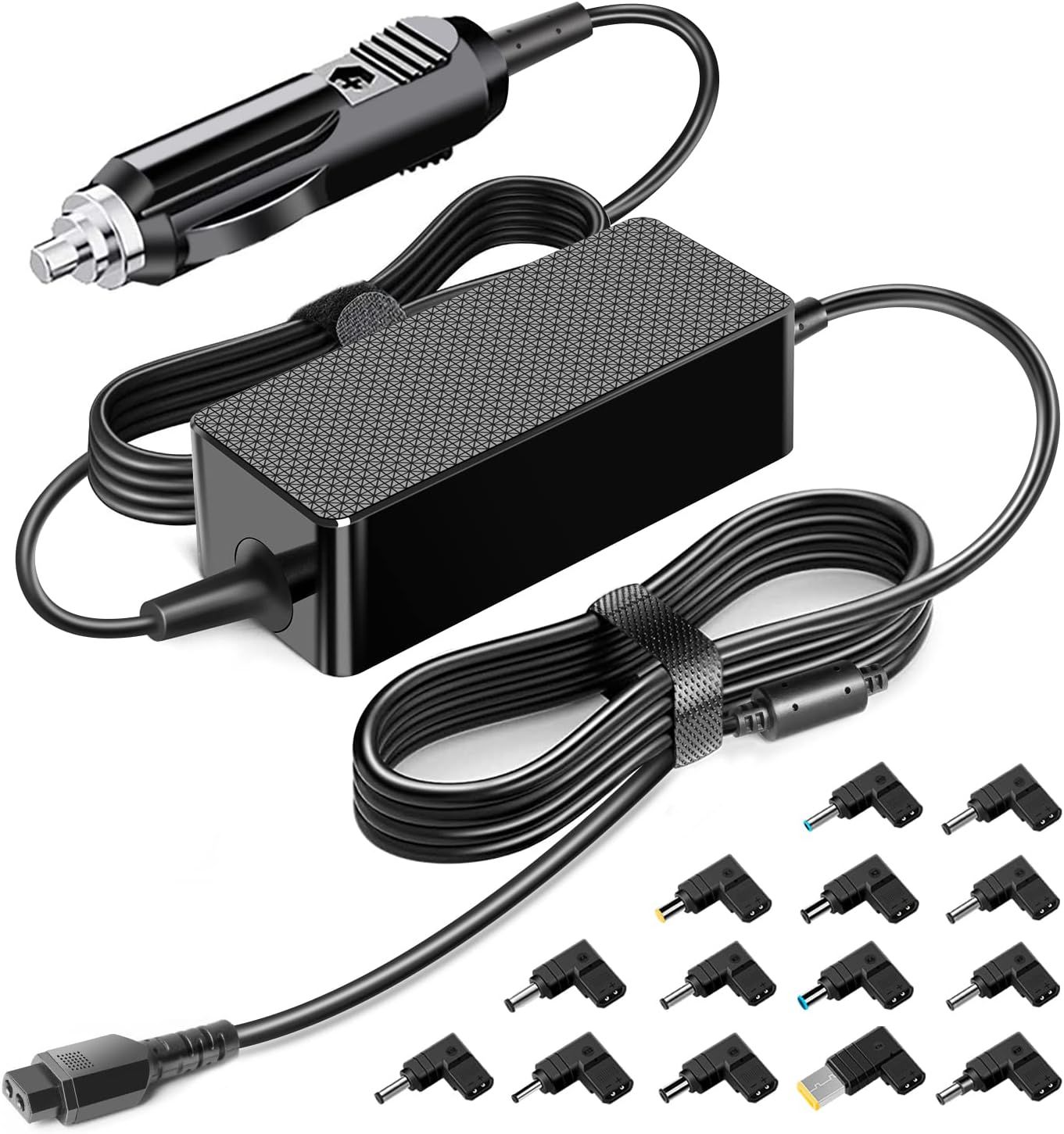 Universal 100W Car Charger with 14 Connectors for Laptops