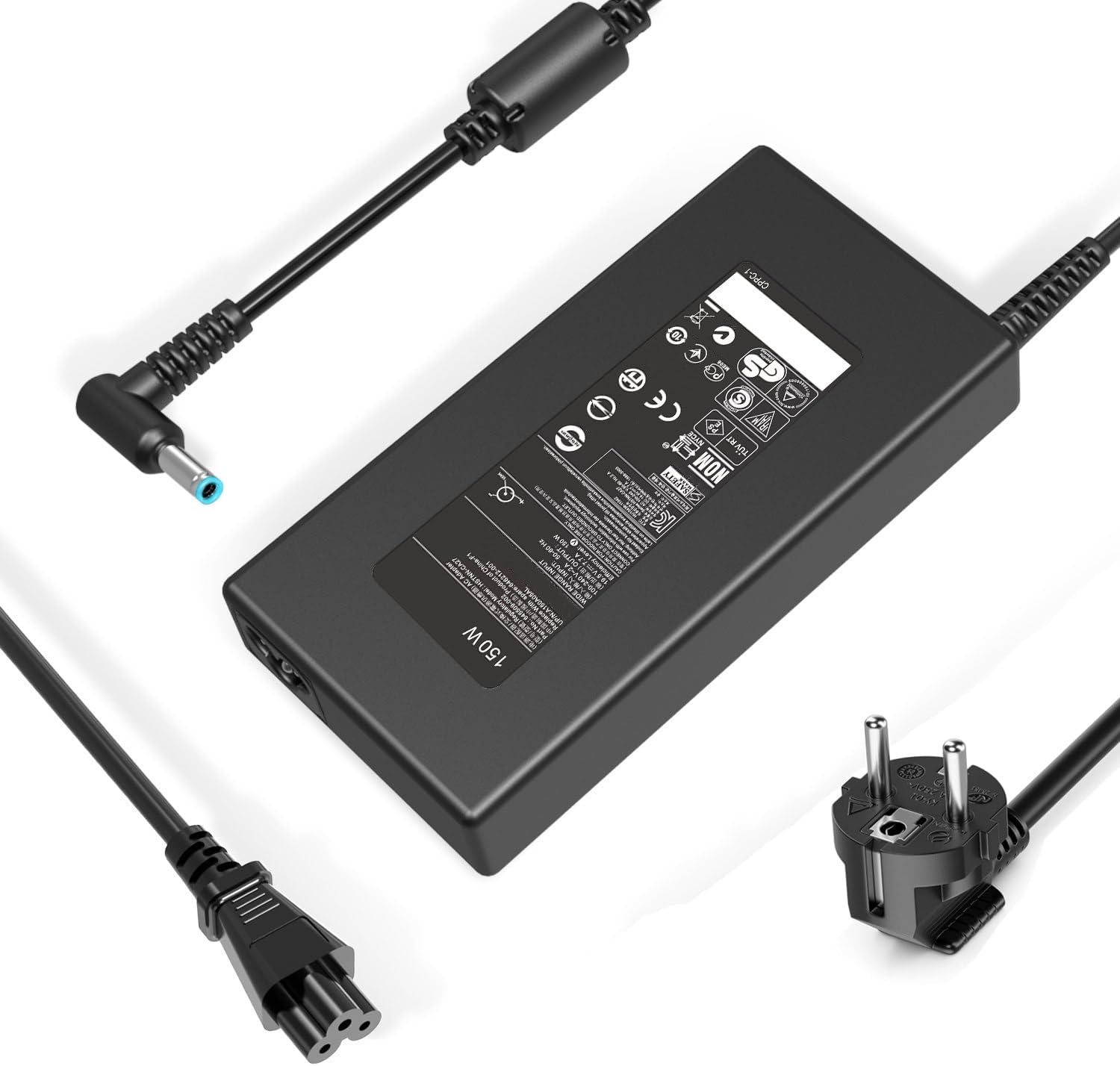 AC Charger 150W for HP ZBook 15 (G3-G6), Studio 15 (G3-G6), Omen x (G7-G8), Create G7, Fury 15/17, ADP-150XB