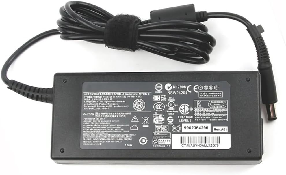 VSDNGUYSD 18.5V 6.5A 120W Adaptor Charger for HP Pavilion DV6 DV7 DV8