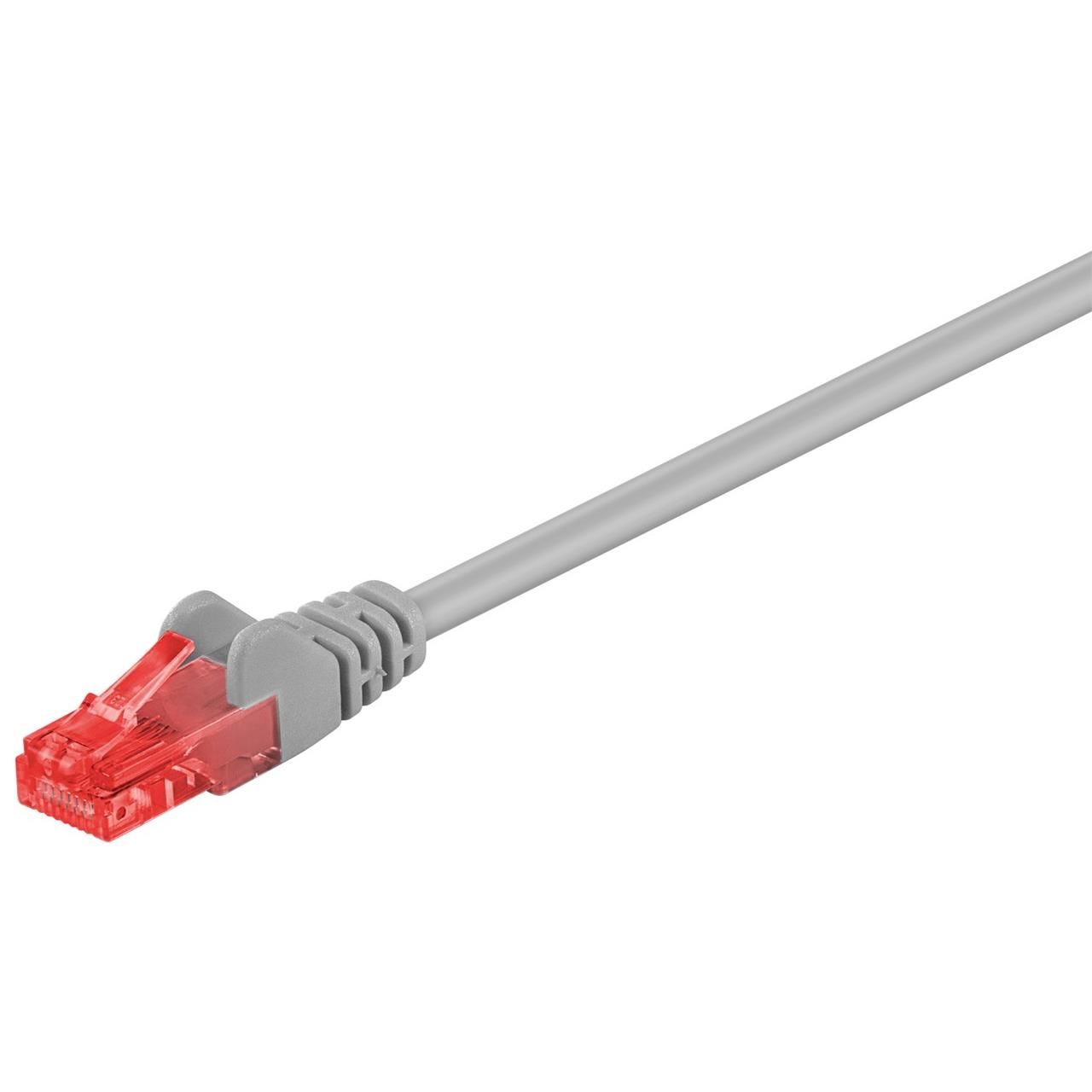 Goobay Cat6 Copper Network Cable, 30m, Grey