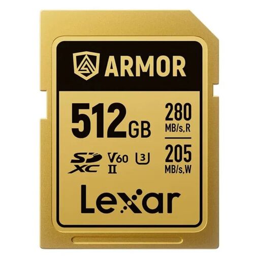 Lexar Armor Gold SDXC UHS-II 512GB Memory Card
