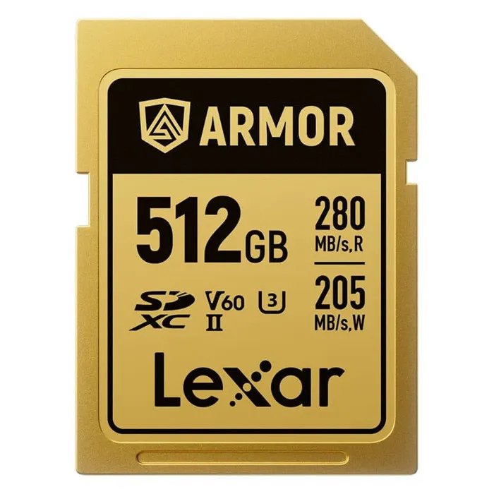Lexar Armor Gold SDXC UHS-II 512GB Memory Card