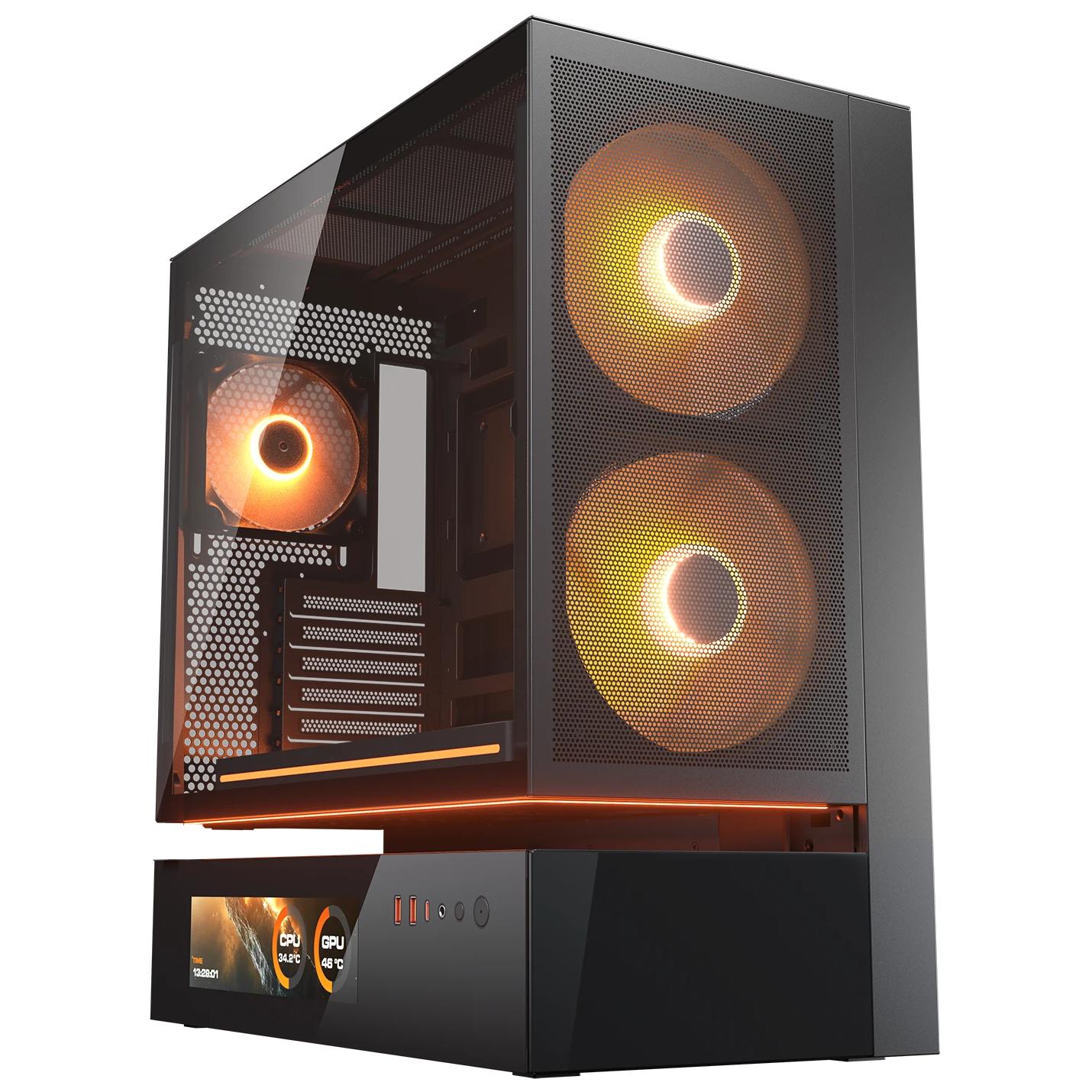 Cougar CGR-2DA4B-MV Midi Tower Case, Black