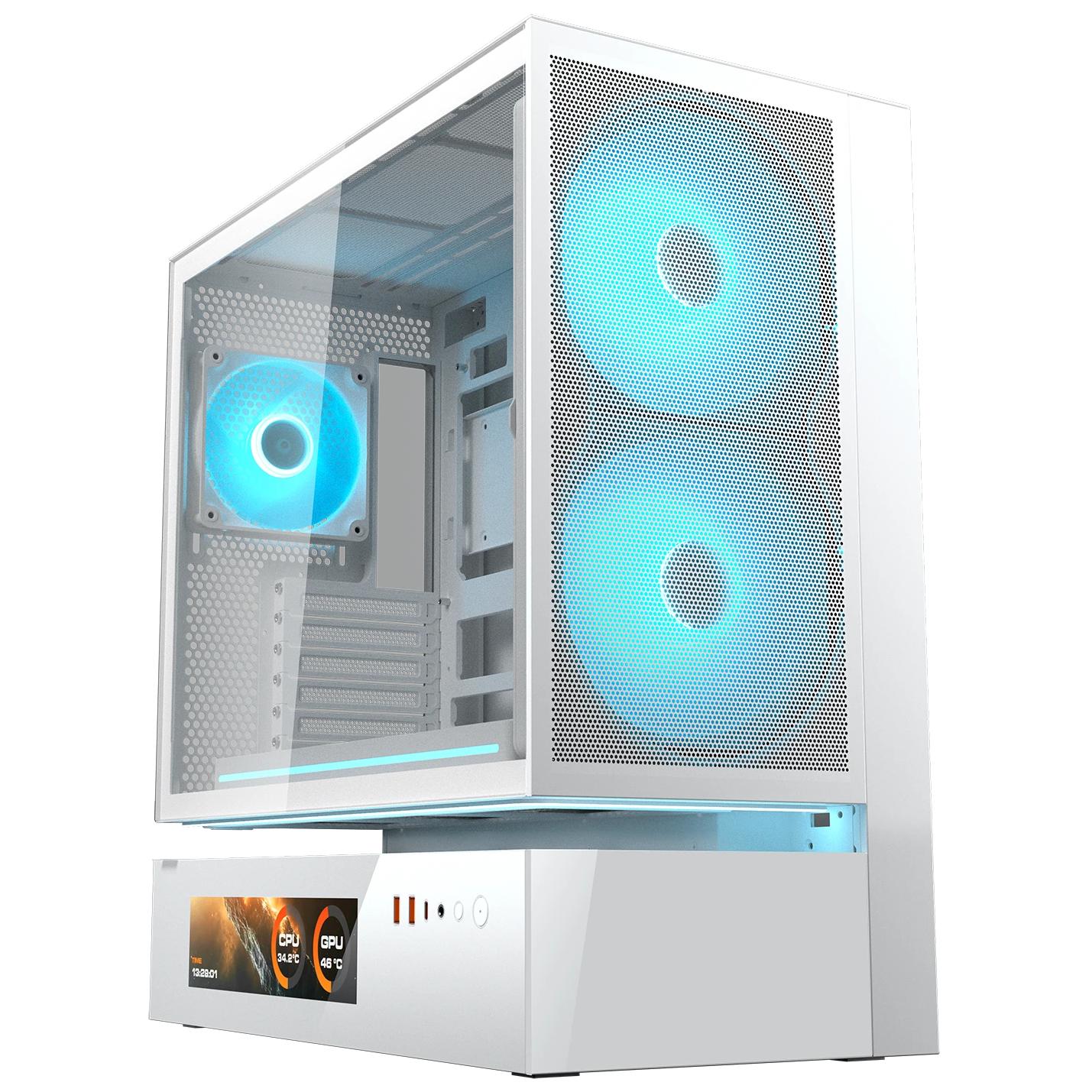 Cougar CGR-2DA4W-MV Midi Tower Case, White