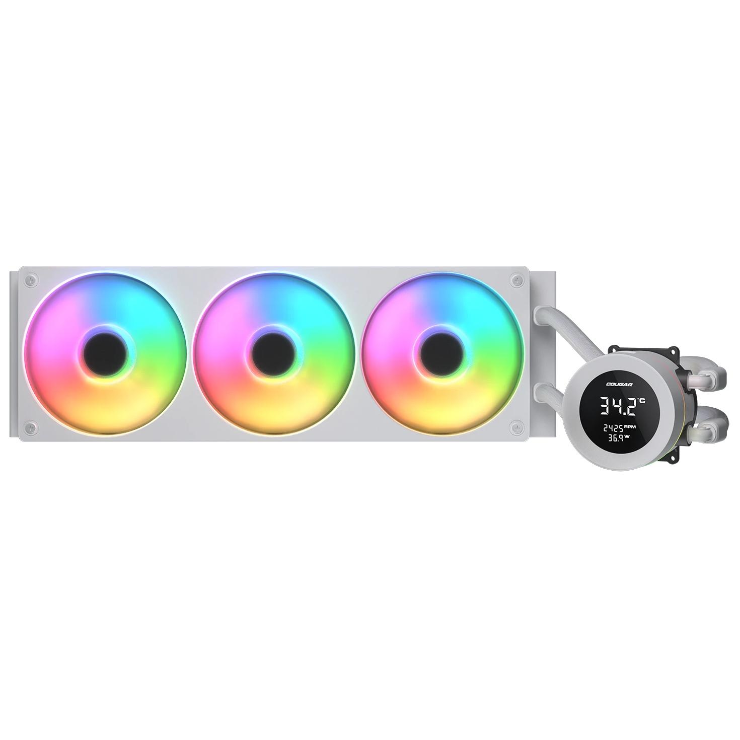 Cougar All-in-One Liquid CPU Cooler 120mm White