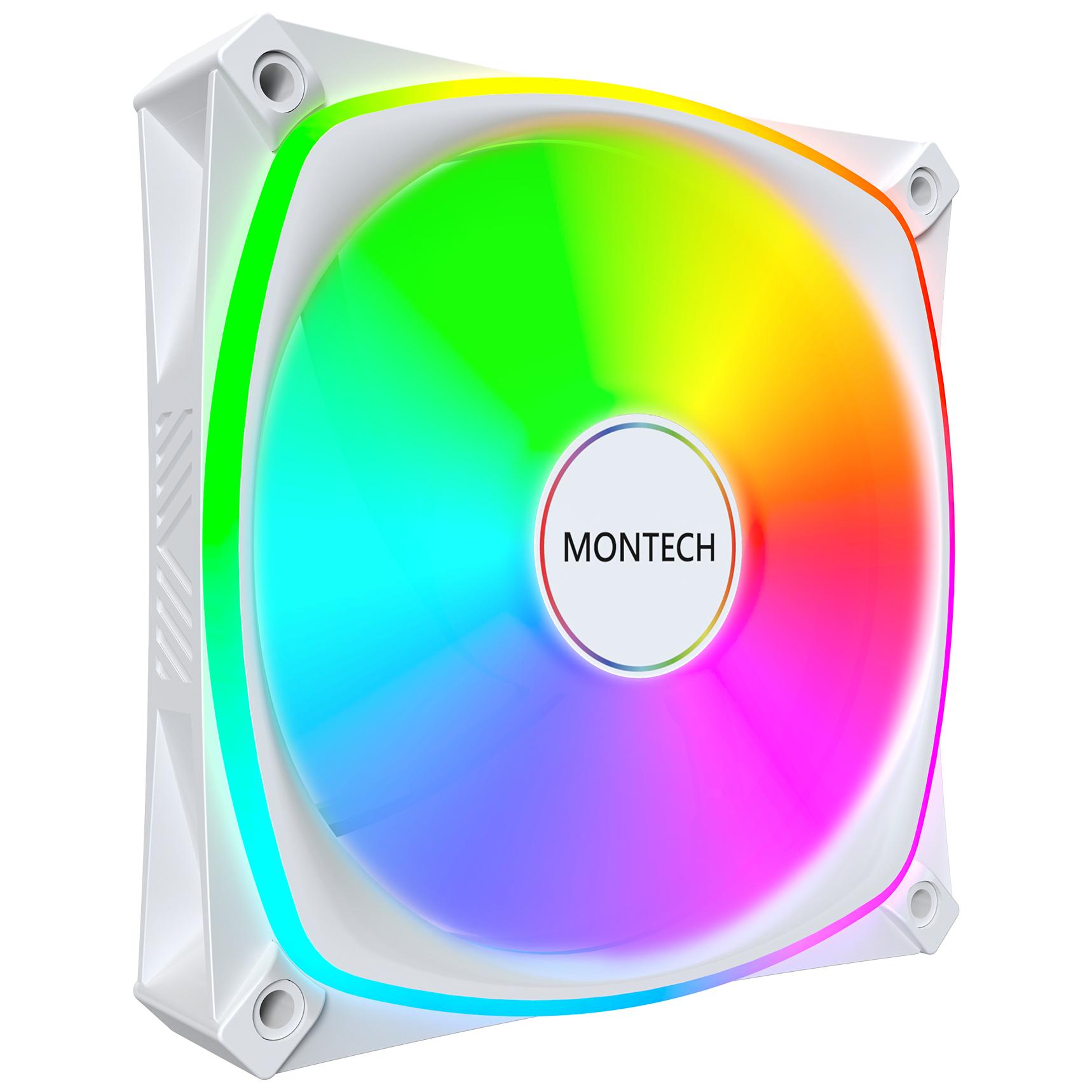 Montech RX120 PRO 12cm Computer Case Fan White