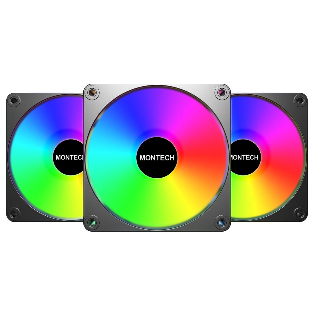 Módulo de ventilación Montech GF120 V2 ARGB de 12 cm