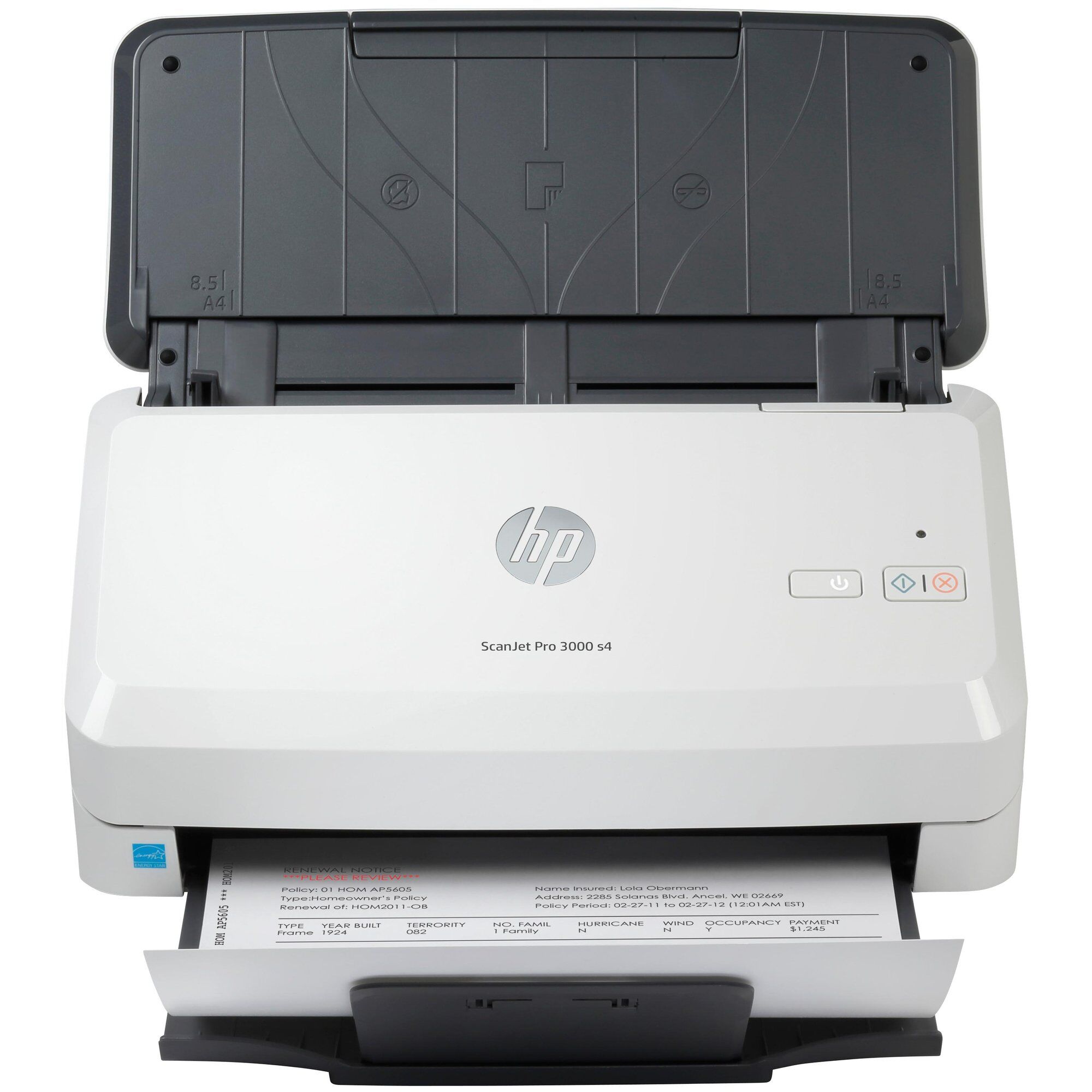 Escáner HP ScanJet Pro 3000 s4 A4, alimentación por hoja
