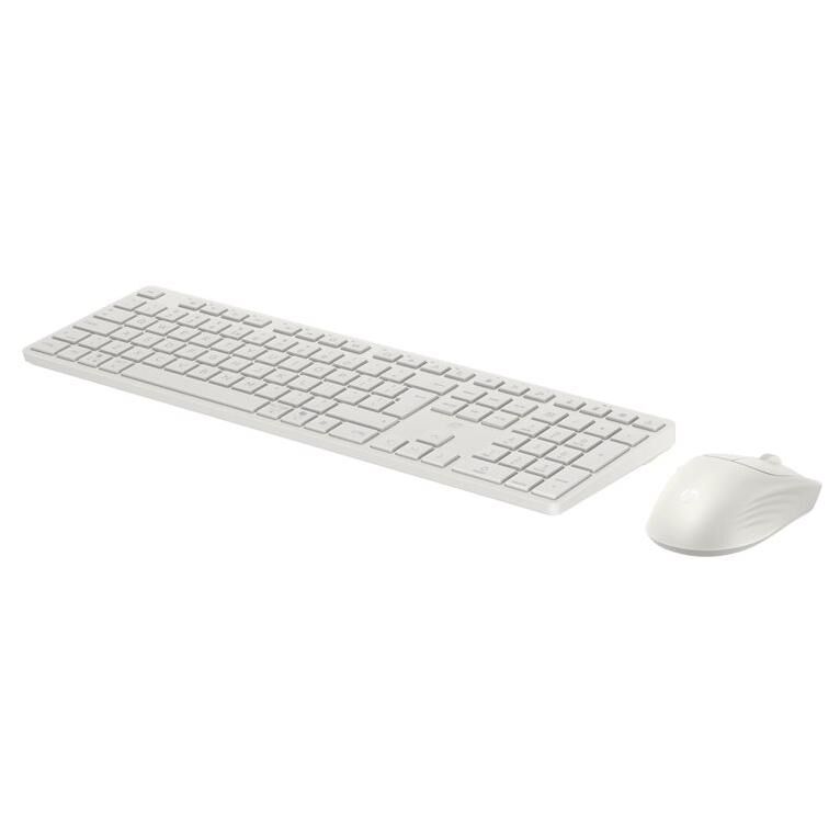 HP Wireless Keyboard and Mouse Set - Full Size - Bluetooth, 2.4 GHz