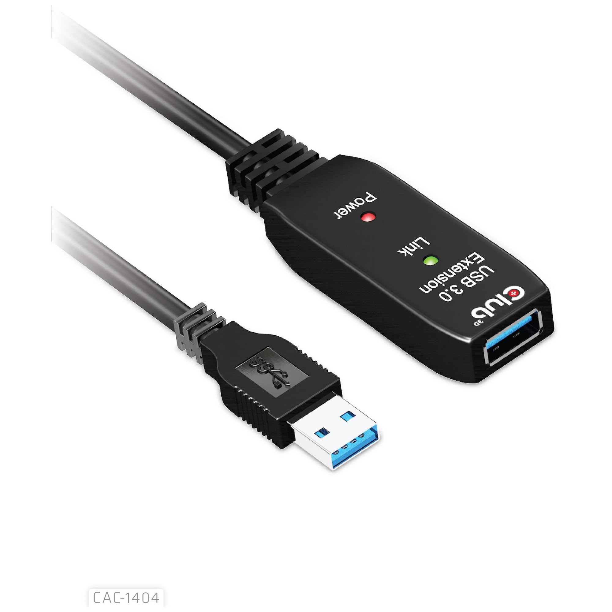 Club 3D CAC-1404 USB 3.2 Gen 1 (3.1 Gen 1) Cable - 5m, Black