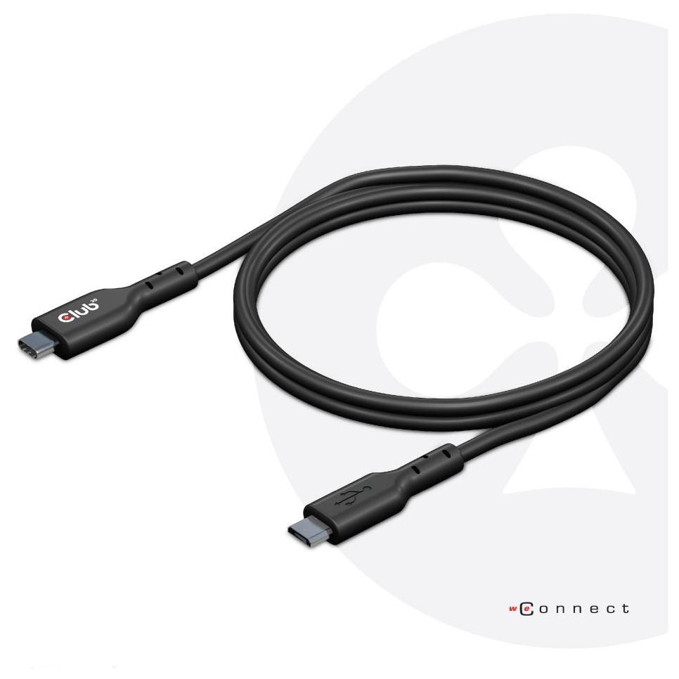 Club 3D USB-C to Micro-USB Cable - 1m, Black