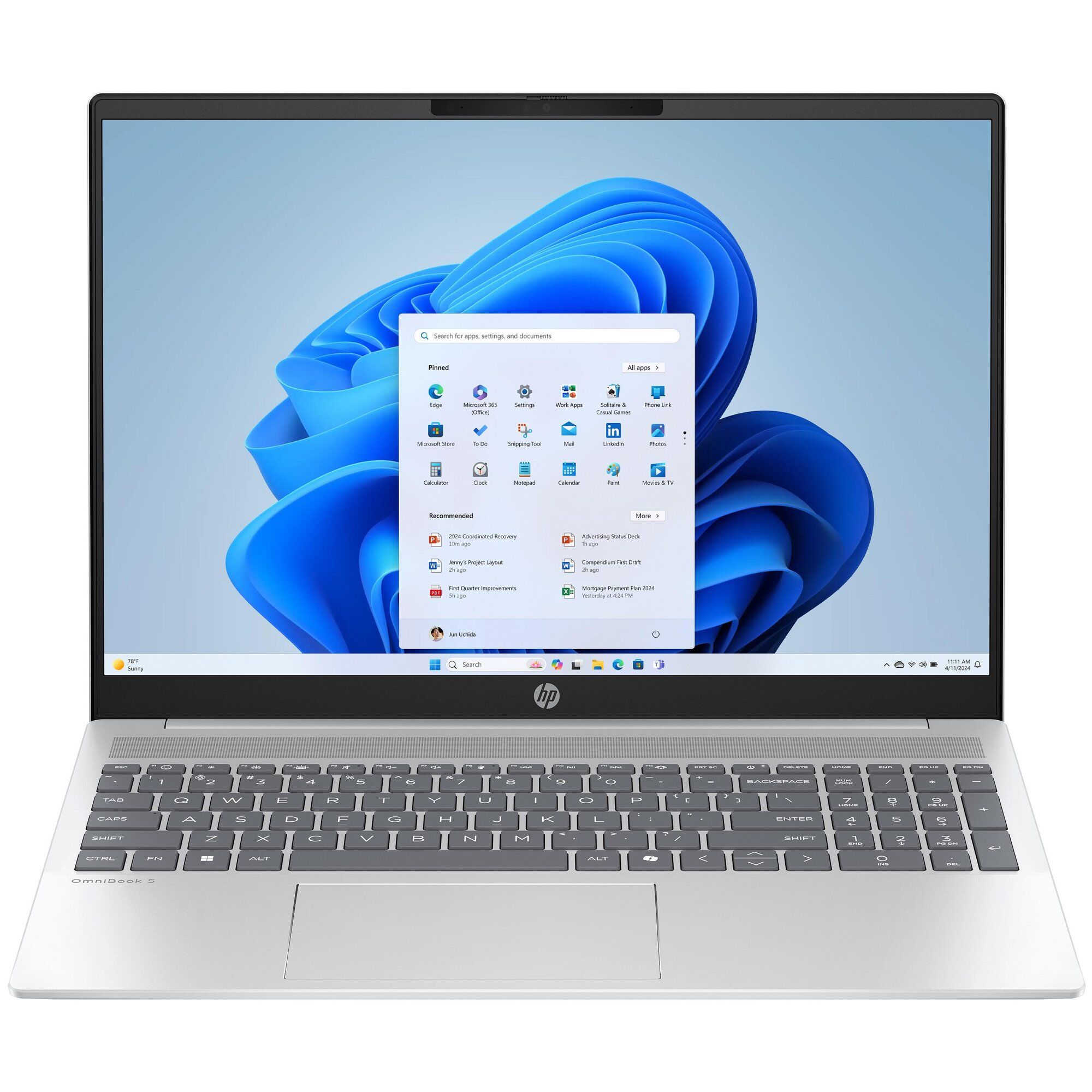 HP OmniBook 5 16-inch AMD Ryzen 7 Laptop