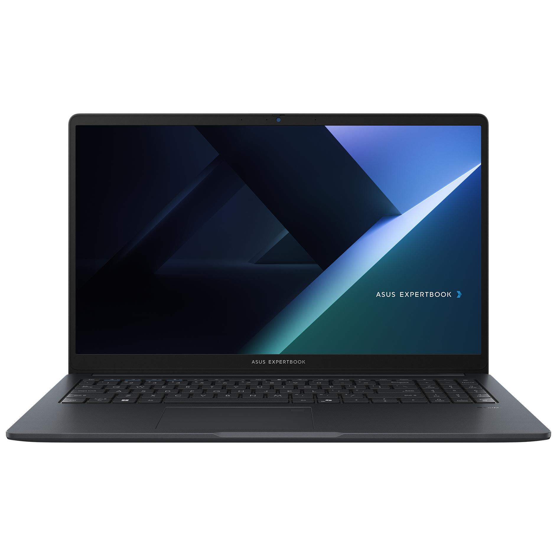 ASUS ExpertBook B1 15.6-inch Full HD Laptop, Intel Core i7, 32GB DDR5, 512GB SSD, Wi-Fi 6, Windows 11 Pro, Black and Gray