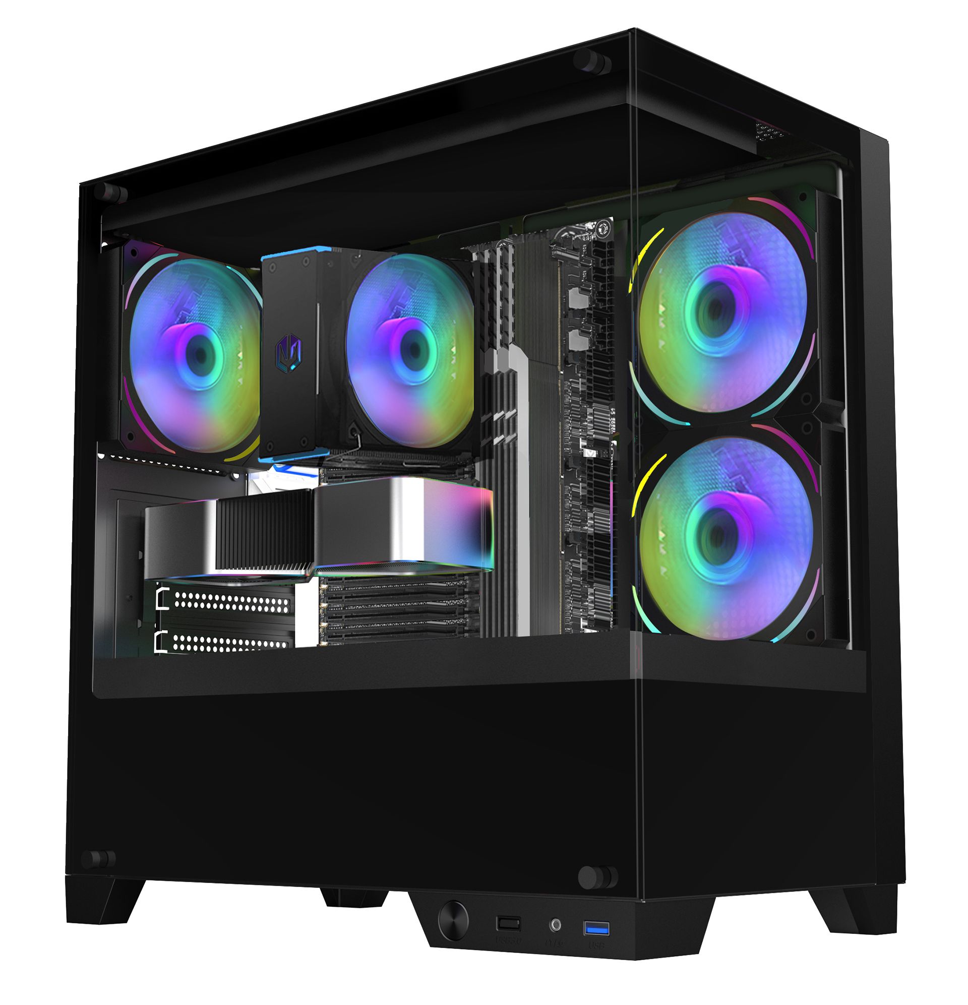 VIST Gaming PC - Ryzen 7 5700X, 32GB RAM, RTX 4060, 1TB SSD, Wi-Fi, Windows 11 Pro