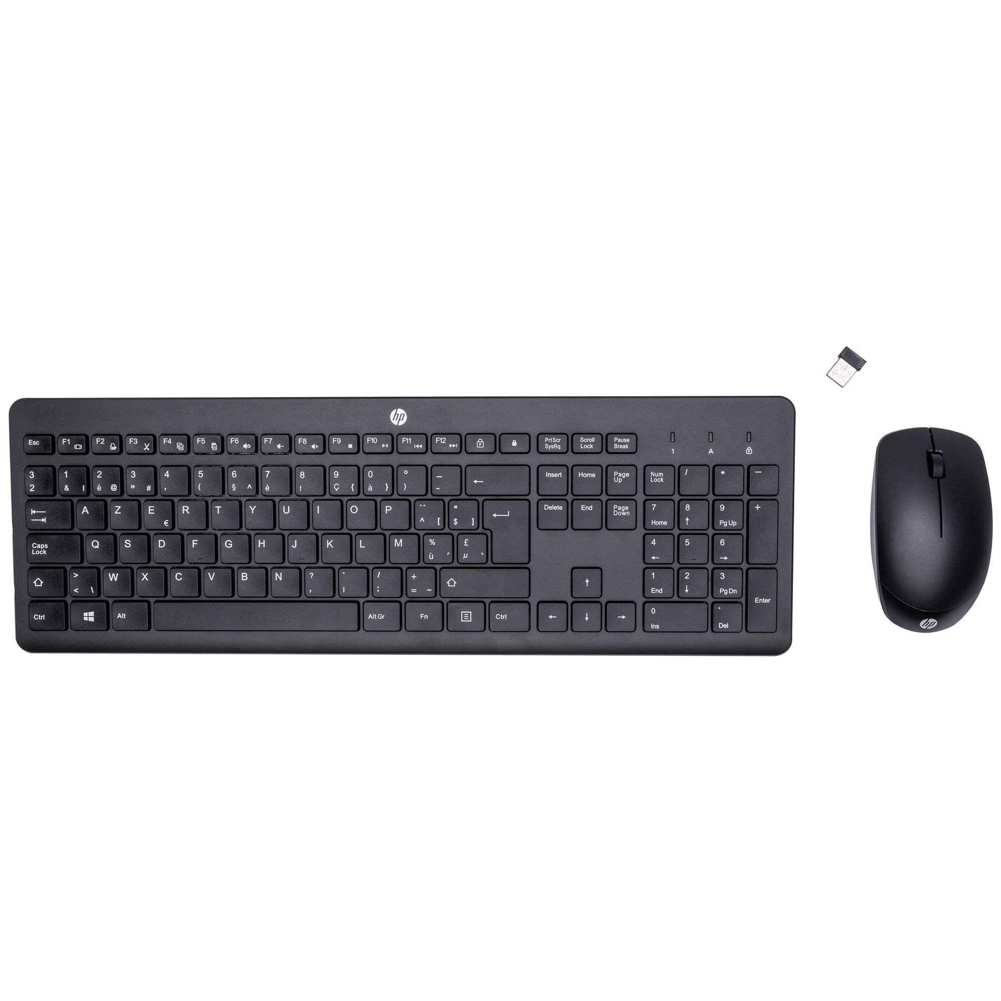 HP 230 Wireless Mouse and Keyboard Combo (AZERTY, Black)