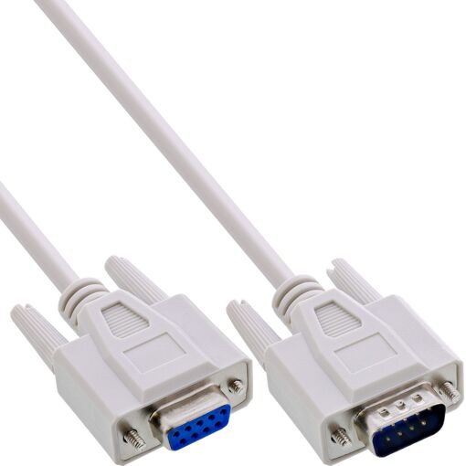 InLine 9-Pin Serial Cable, Beige, 2m