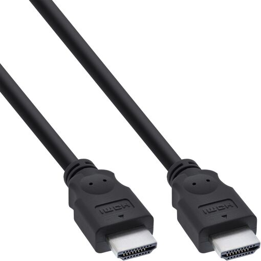 Cable HDMI InLine de 3 m, tipo A (Estándar), Negro