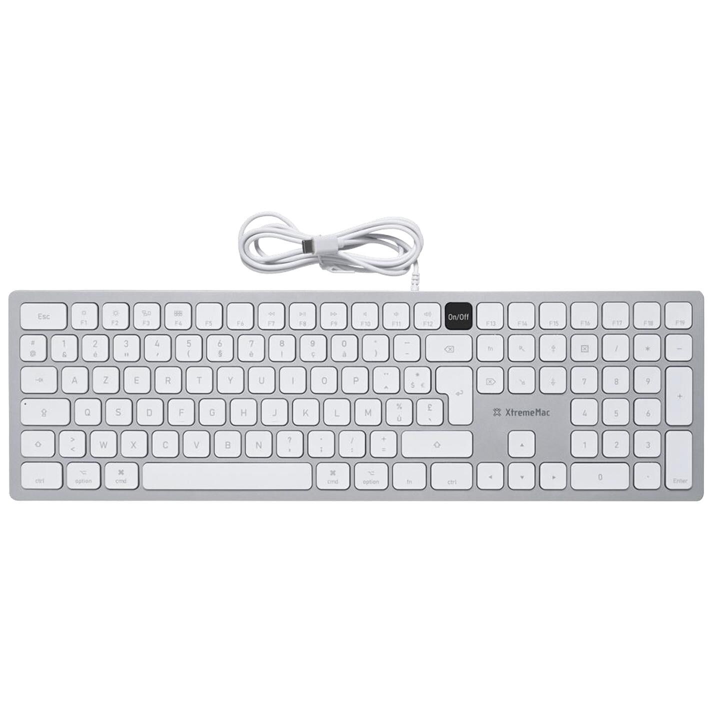 MCL-XtremeMac Wired Keyboard with ON/OFF Button