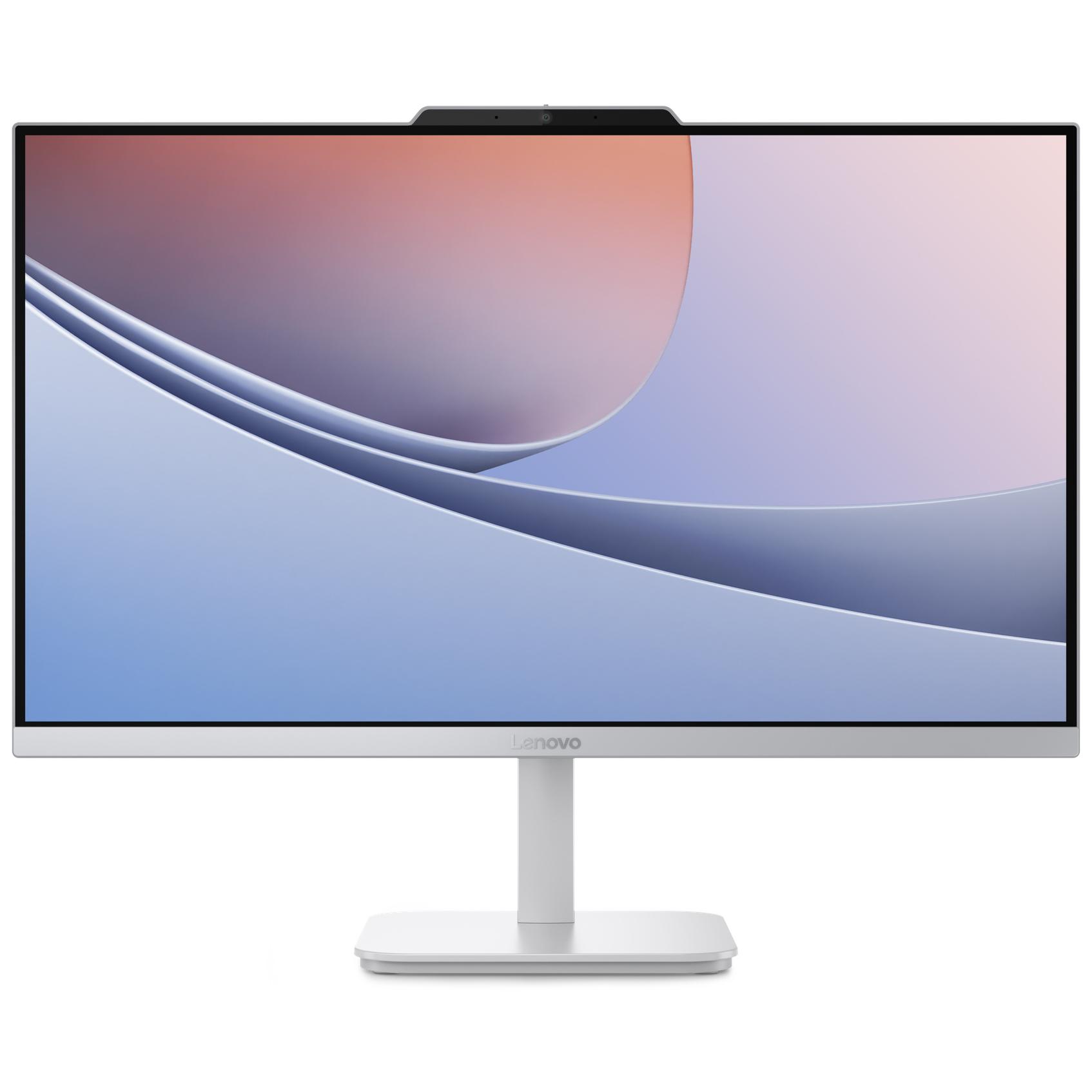 Lenovo A100 Intel N 23.8-inch All-in-One PC 8GB DDR5 256GB SSD Wi-Fi 6 Grey