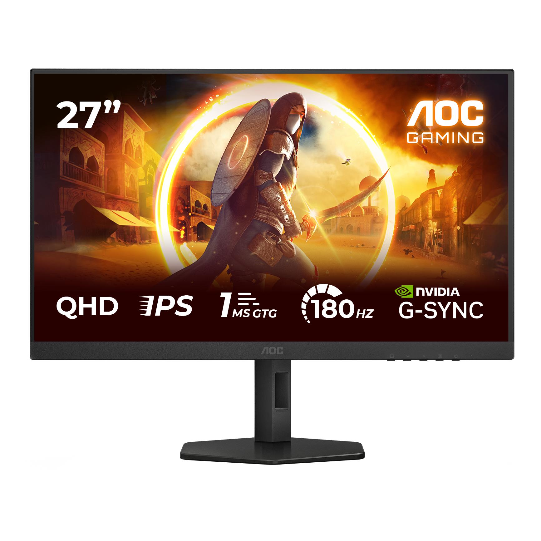 AOC G4 Q27G4XD 27" Quad HD LED Monitor - Black and Red