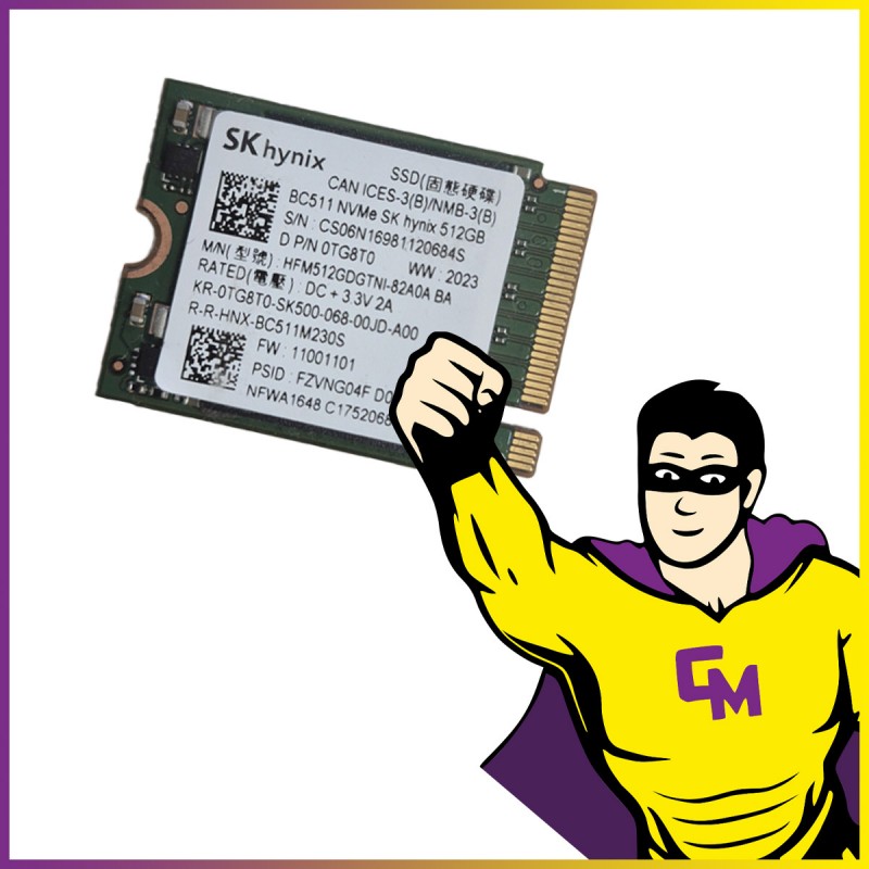 SK Hynix M.2 2230 NVMe SSD - 512GB