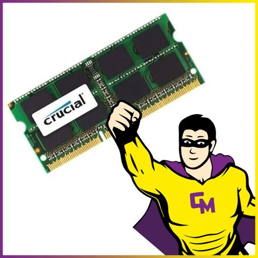 Memoria Crucial SODIMM DDR3L de 4 GB (CT51264BF160B.M16FMD, 1600 MHz)