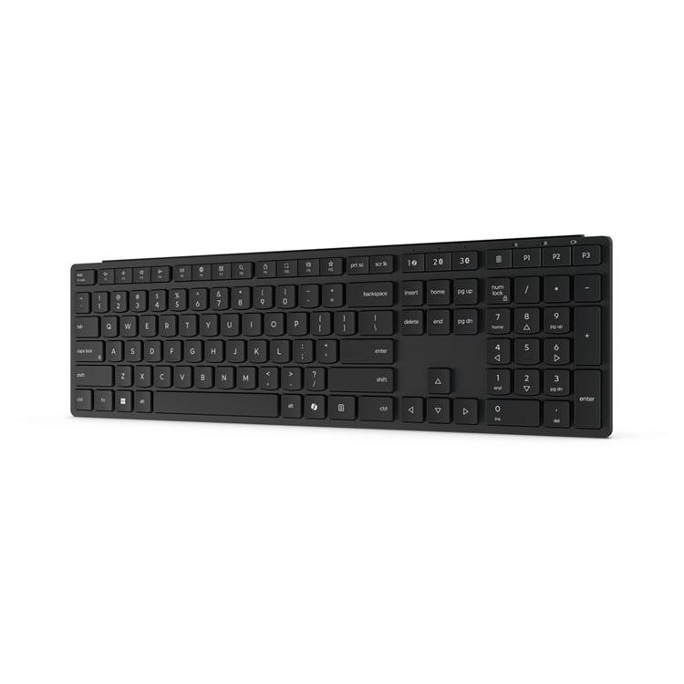 Lenovo Multi-Mode Pro 6000 Wireless Keyboard, French AZERTY, Black Eclipse