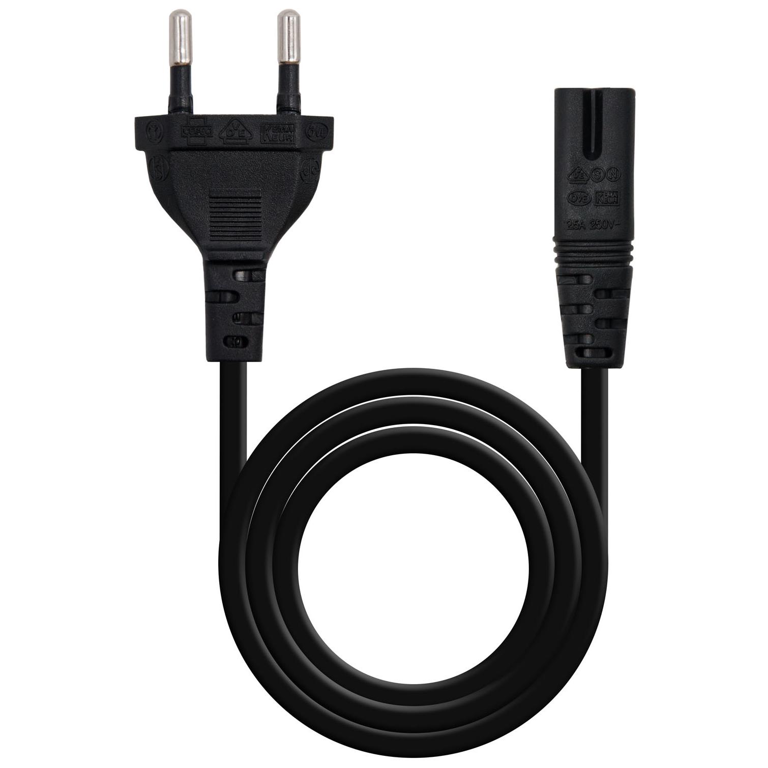 NanoCable Power Cable Clover, CEE7 Code/M-C5/H, 2m