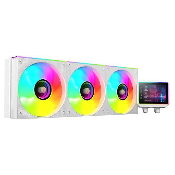 Mars Gaming ML-VISIONII360 360mm AIO Liquid Cooler - White
