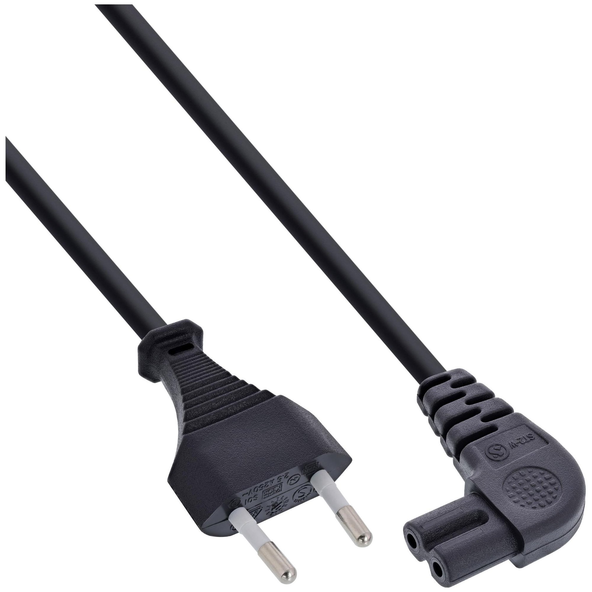 InLine 16650X Electric Cable, 0.5m, C7 to CEE7/16 Connector