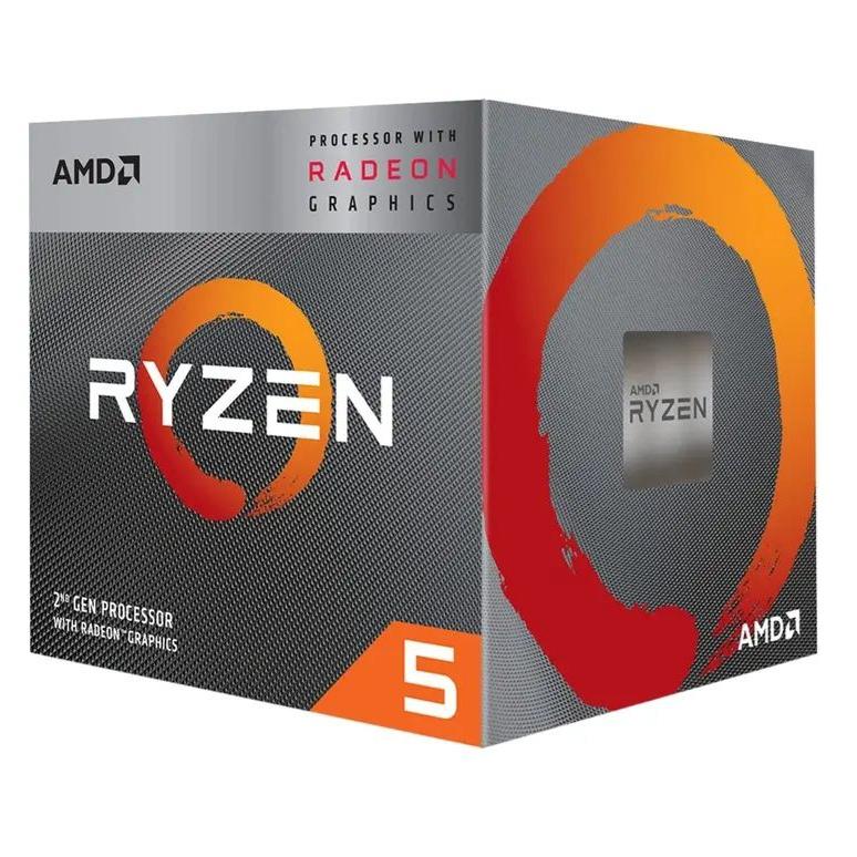 AMD Ryzen 5 3400G Processor, 3.7 GHz, 4M L3 Cache