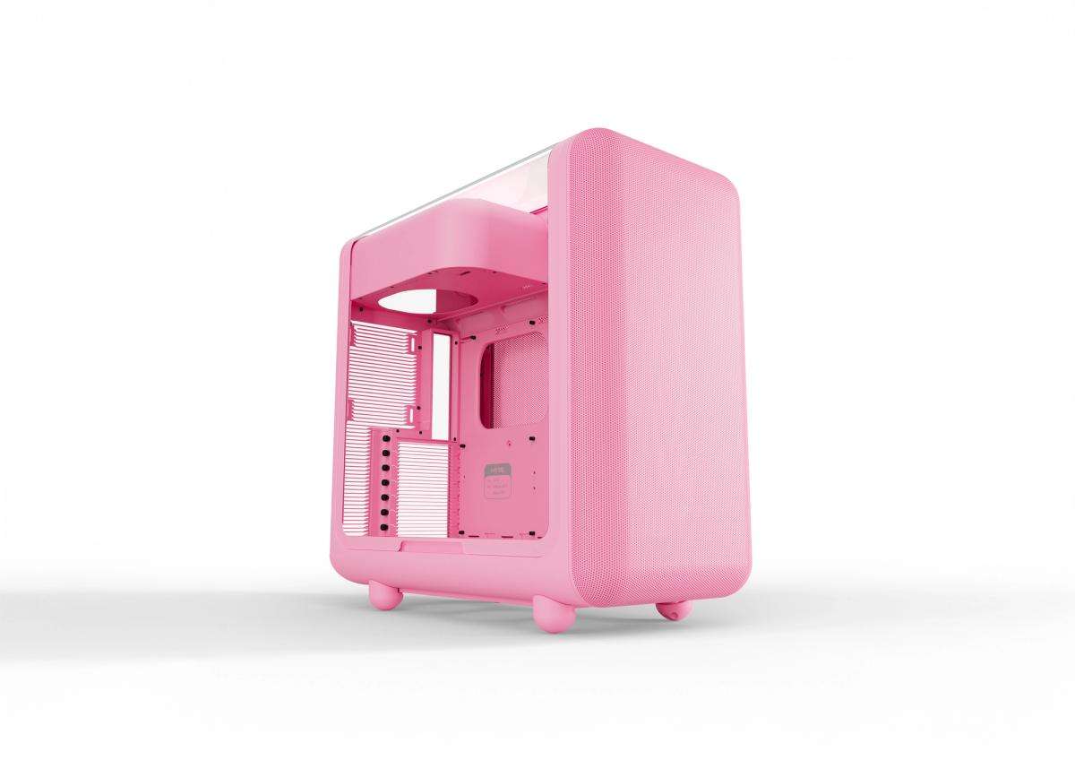 Hyte X50 Mid Tower Case - Strawberry Milk