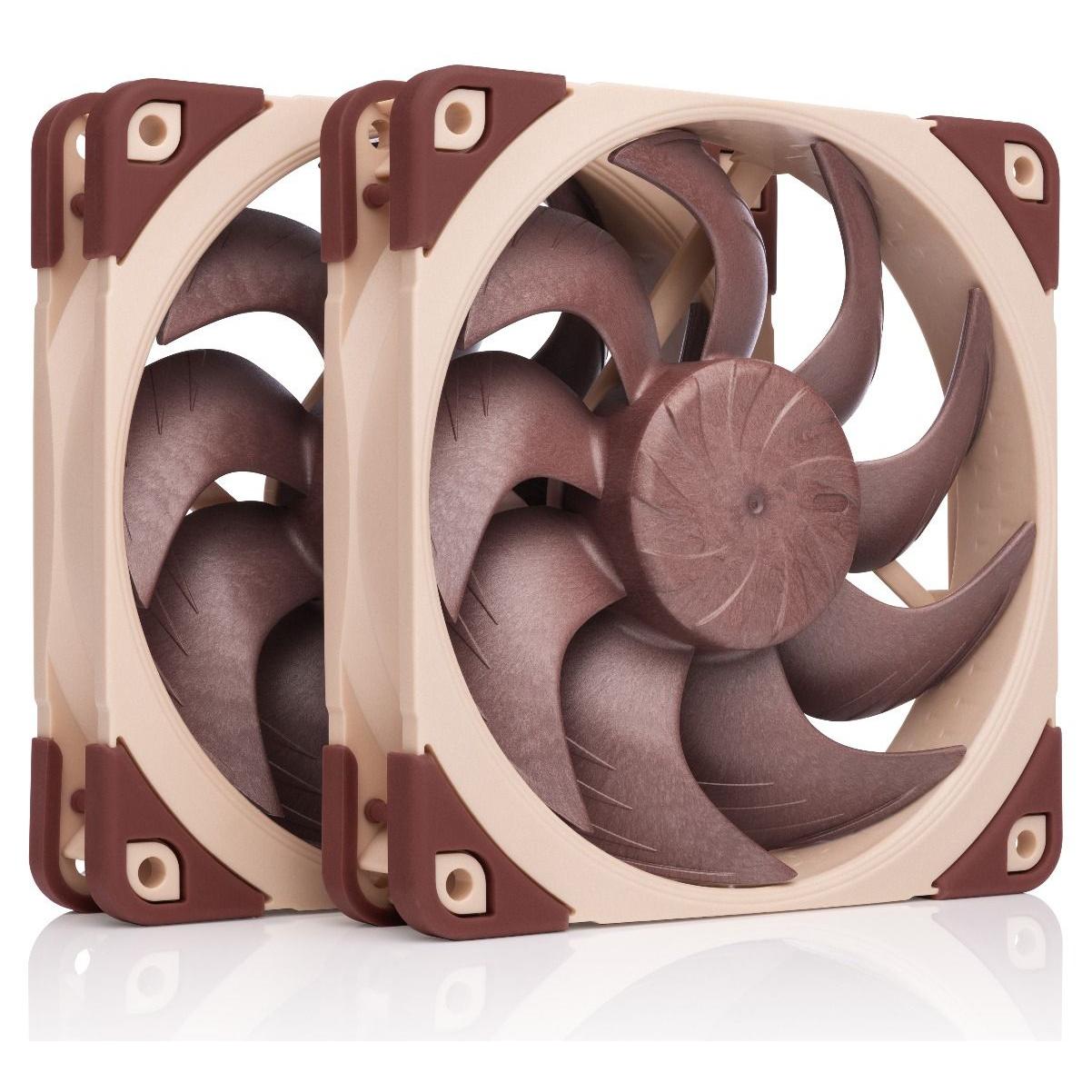 Noctua NF-A12x25 G2 PWM SX2-PP 12cm Computer Cooling Fan (2 Pack) - Beige