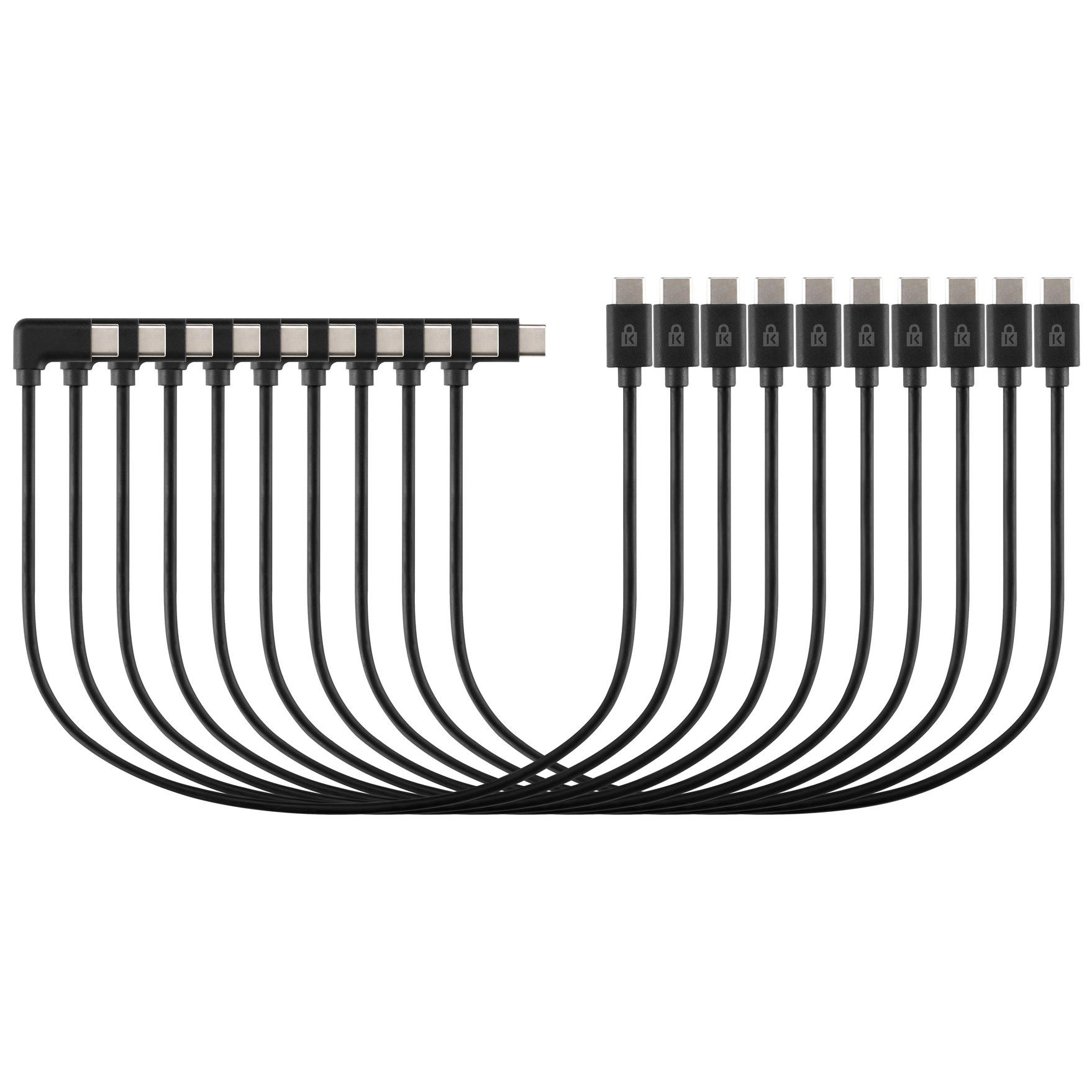 Cables de carga USB-C Kensington (paquete de 10)