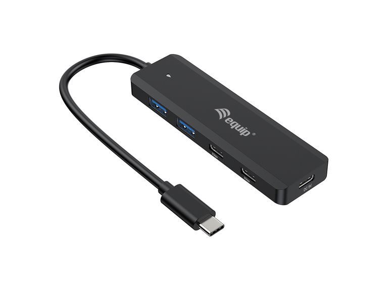 Equip USB 3.2 Gen 1 (3.1 Gen 1) Type-C Hub & Connector, Black