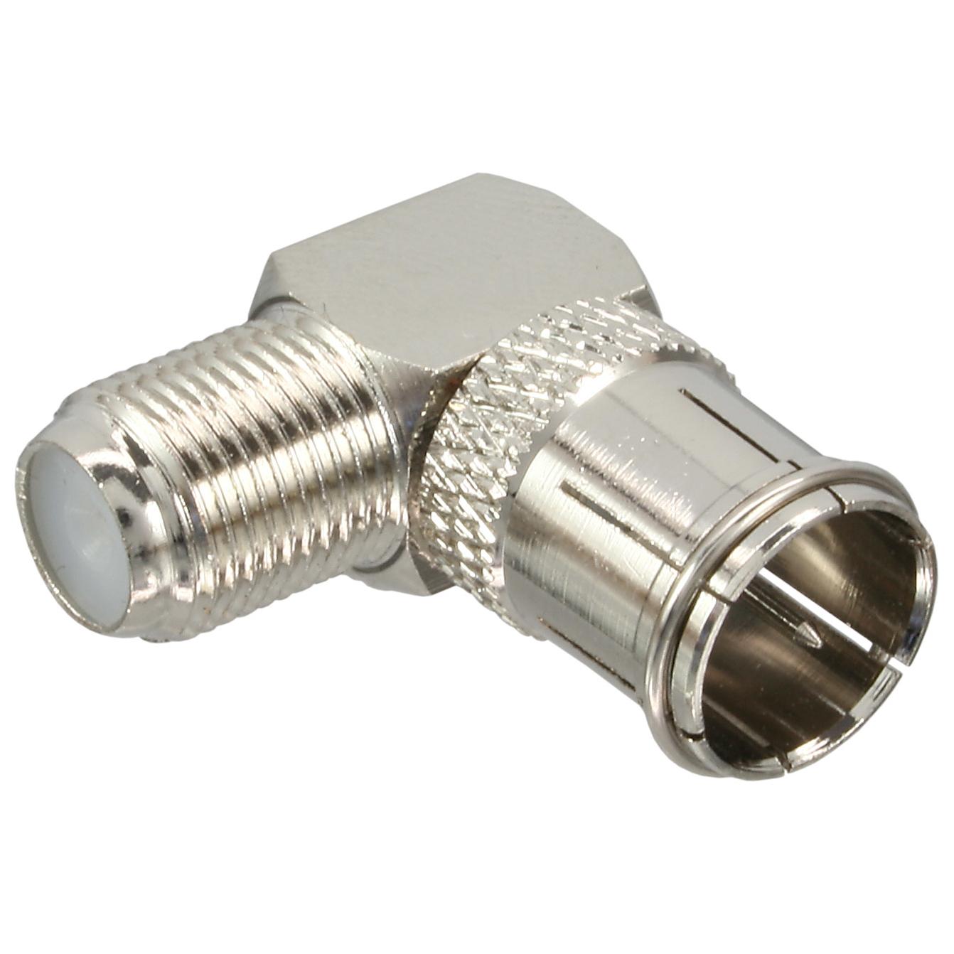 Adaptateur de câble InLine F-F, Argent