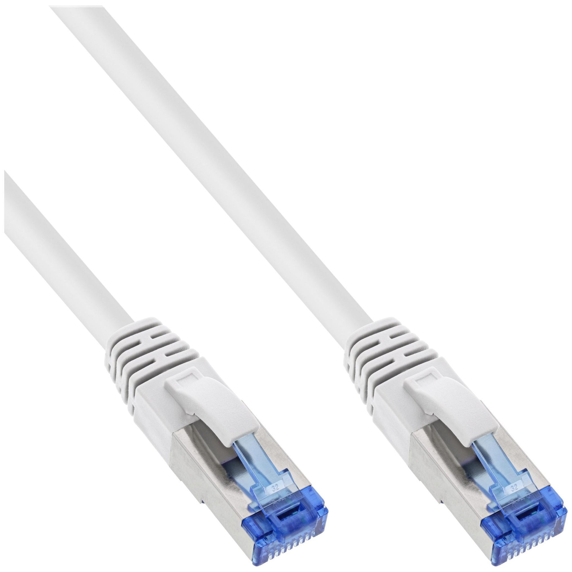 InLine Cat6a Network Cable, 7.5m, White (S/FTP)